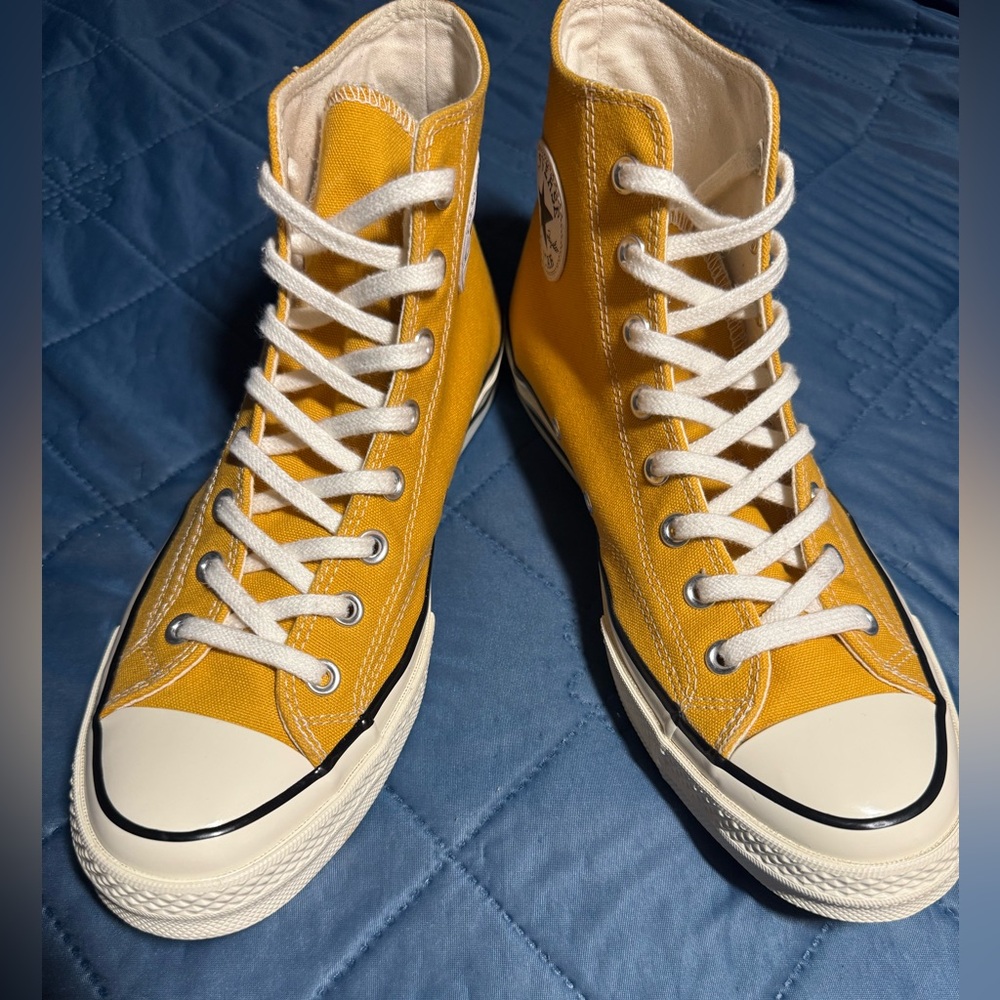 NWT Converse Chuck Taylor 70 High Tops Sunflower Men’s Size 9.5